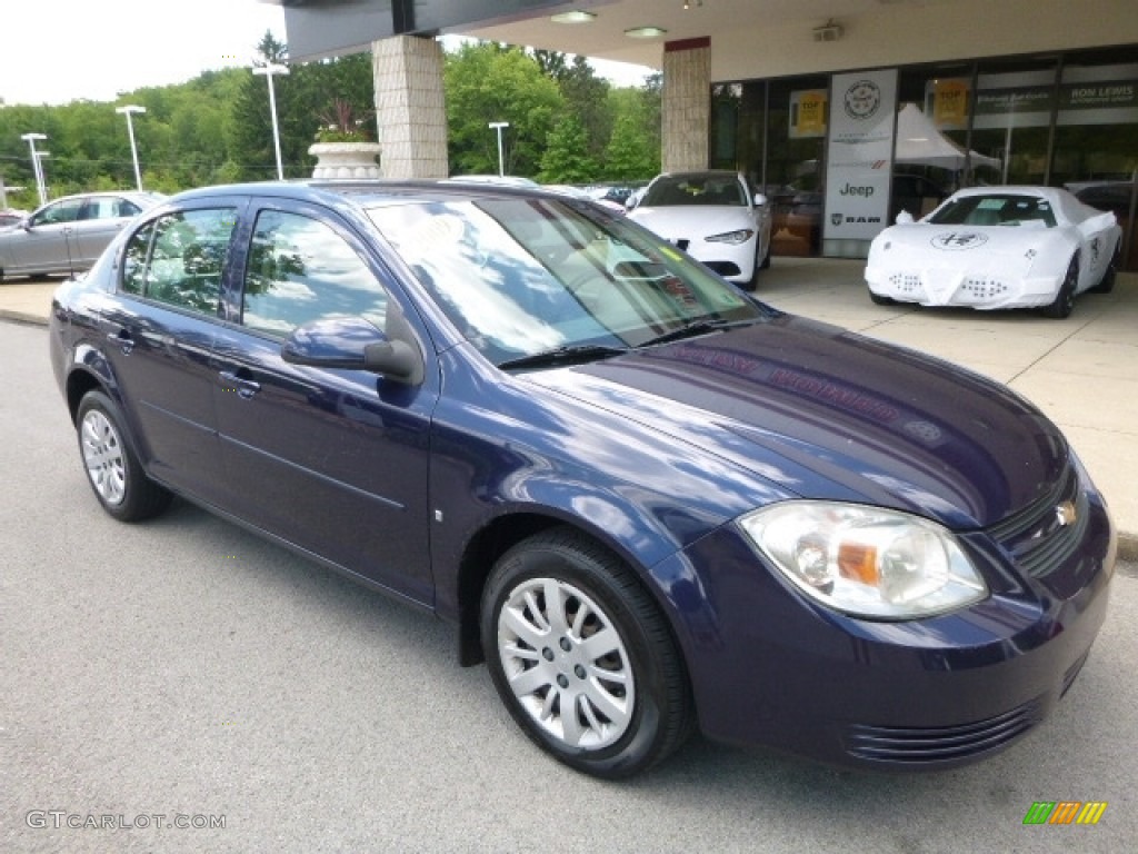 2009 Cobalt LT Sedan - Imperial Blue Metallic / Gray photo #3