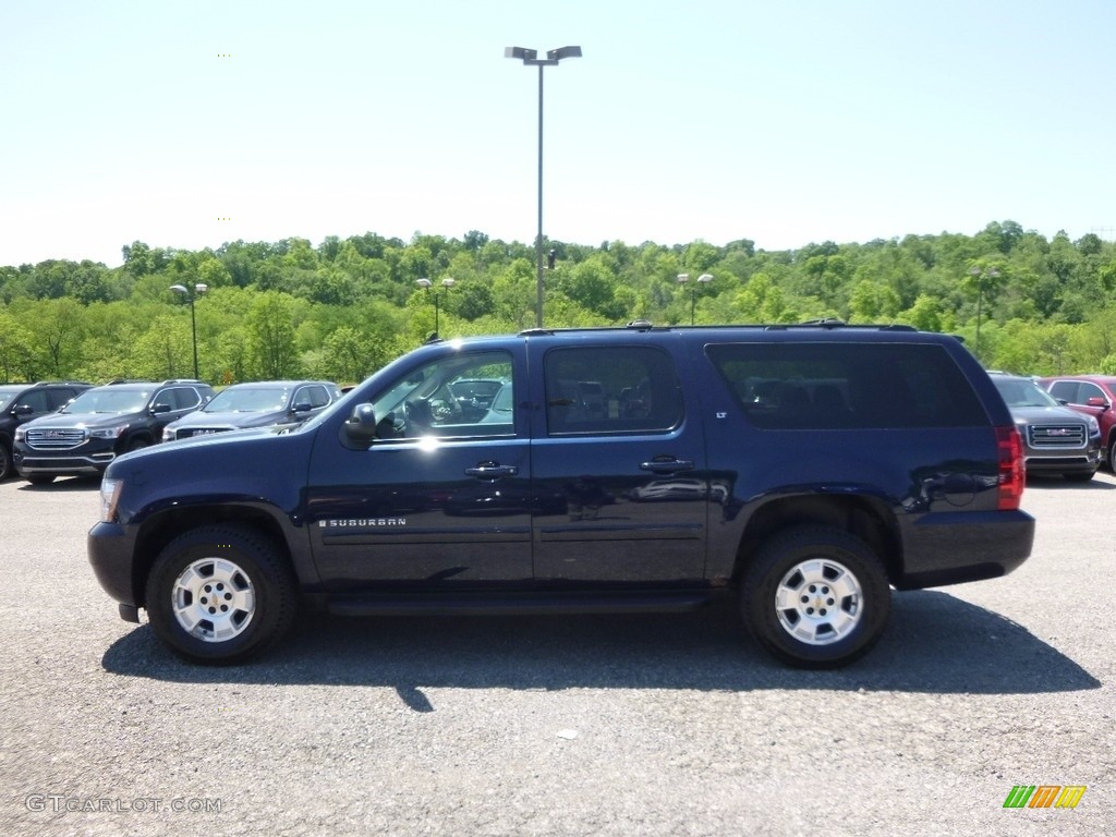 2009 Suburban LT 4x4 - Dark Blue Metallic / Ebony photo #13