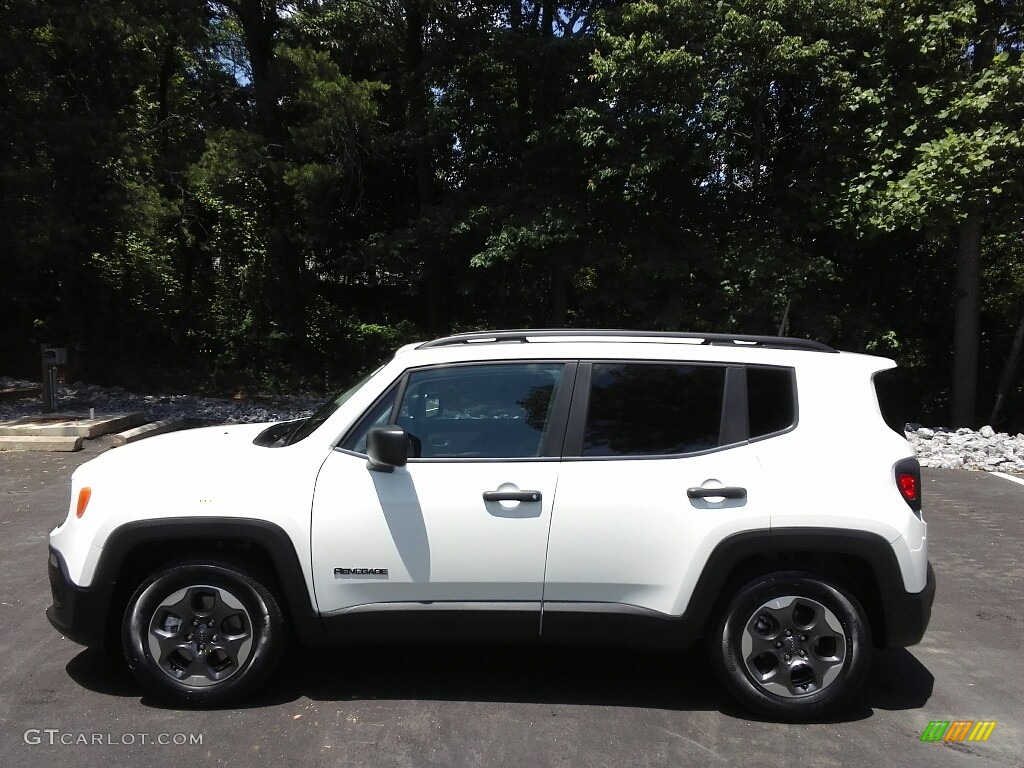 Alpine White Jeep Renegade