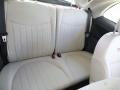 2017 Fiat 500 Avorio (Ivory) Interior Rear Seat Photo