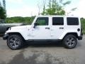 2017 Bright White Jeep Wrangler Unlimited Sahara 4x4  photo #2