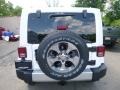 2017 Bright White Jeep Wrangler Unlimited Sahara 4x4  photo #4