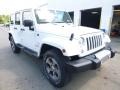 2017 Bright White Jeep Wrangler Unlimited Sahara 4x4  photo #7