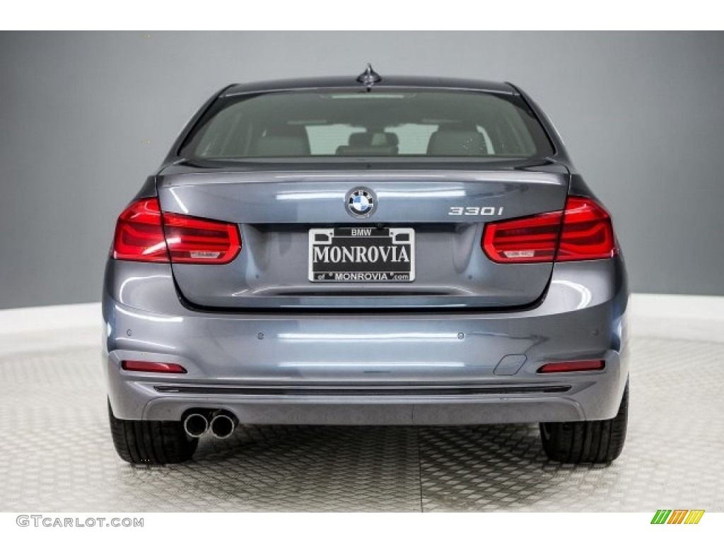 2017 3 Series 330i Sedan - Mineral Grey Metallic / Black photo #4