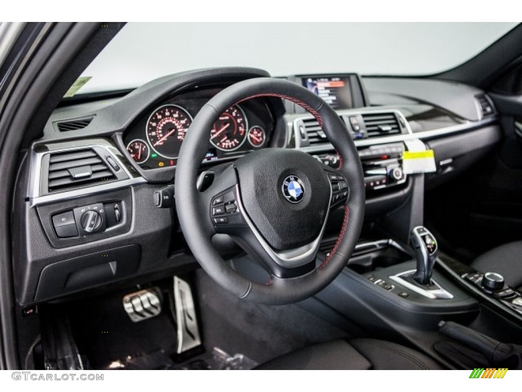 2017 3 Series 330i Sedan - Mineral Grey Metallic / Black photo #5