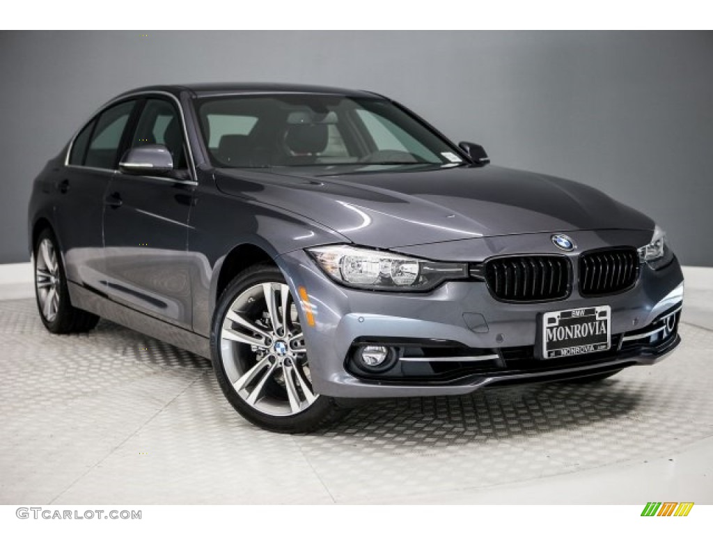 2017 3 Series 330i Sedan - Mineral Grey Metallic / Black photo #12