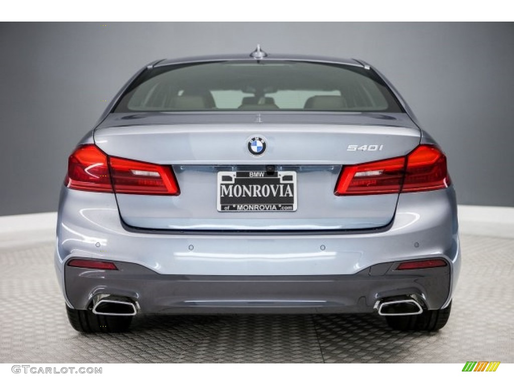 2017 5 Series 540i Sedan - Bluestone Metallic / Mocha photo #4