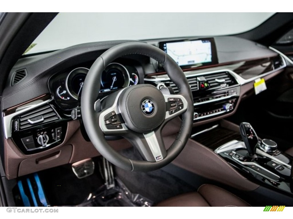 2017 5 Series 540i Sedan - Bluestone Metallic / Mocha photo #5