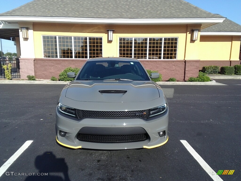 2017 Charger R/T Scat Pack - Destroyer Grey / Black photo #3