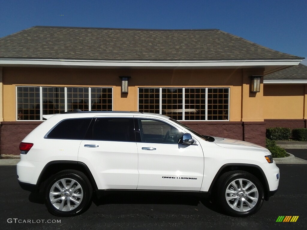 2017 Grand Cherokee Limited 4x4 - Bright White / Black/Light Frost Beige photo #5