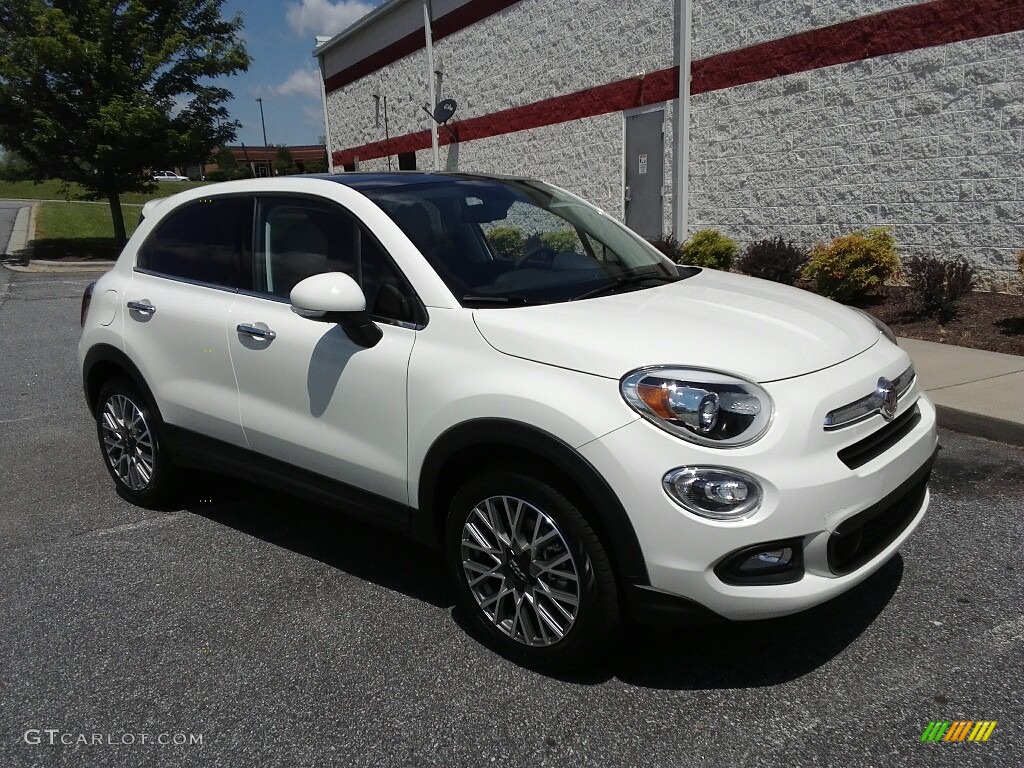 Bianco Gelato (White) 2017 Fiat 500X Lounge AWD Exterior Photo #120812580