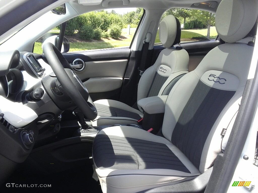 Nero/Grigio (Black/Gray) Interior 2017 Fiat 500X Lounge AWD Photo #120813072