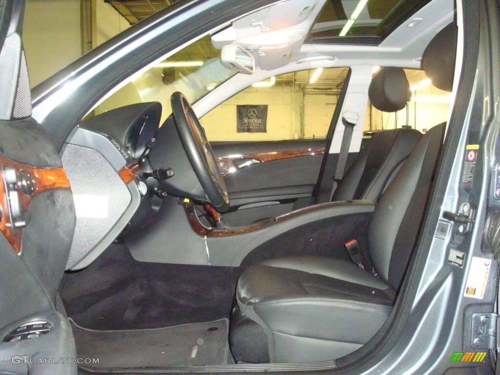 2007 E 350 4Matic Sedan - Flint Grey Metallic / Black photo #13