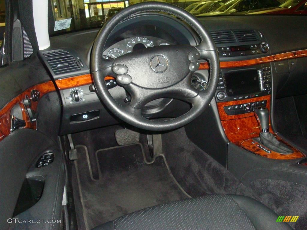 2007 E 350 4Matic Sedan - Flint Grey Metallic / Black photo #14