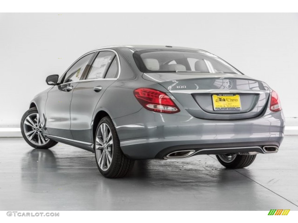 2017 C 300 Sedan - Selenite Grey Metallic / Silk Beige/Black photo #3