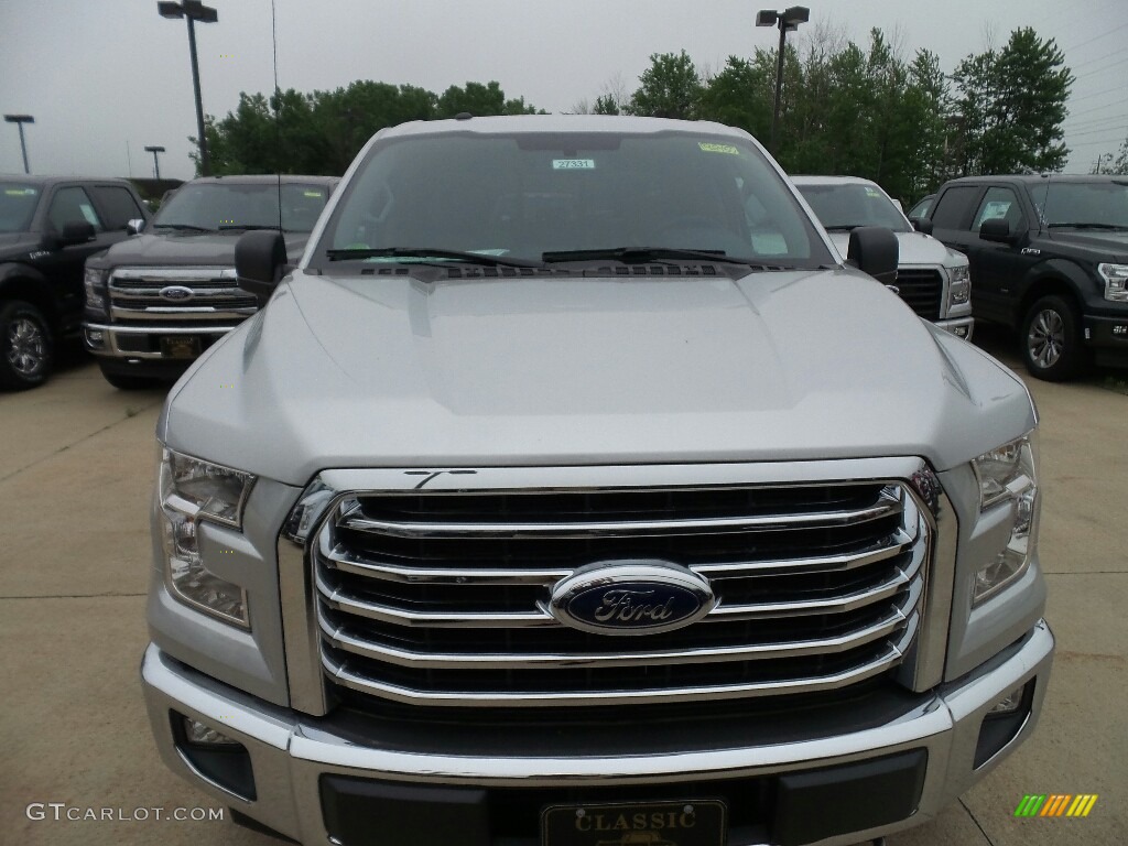 2017 F150 XLT SuperCrew 4x4 - Ingot Silver / Earth Gray photo #2