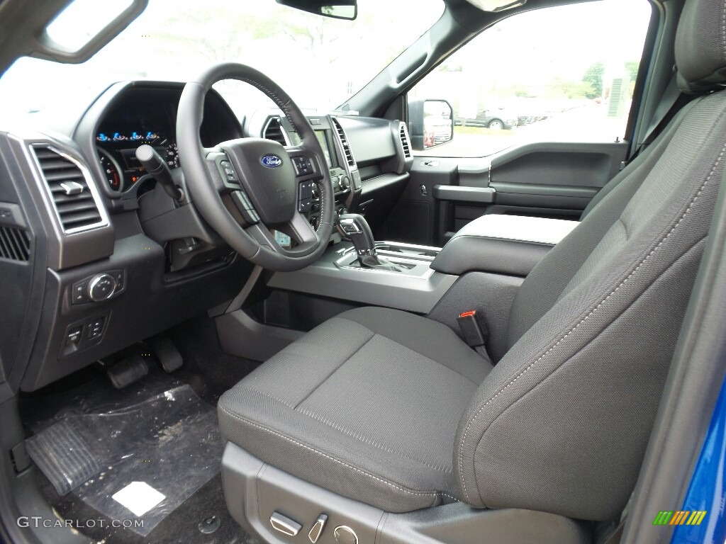 2017 F150 XLT SuperCrew 4x4 - Lightning Blue / Black photo #8