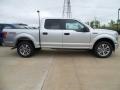 2017 Ingot Silver Ford F150 XL SuperCrew 4x4  photo #3