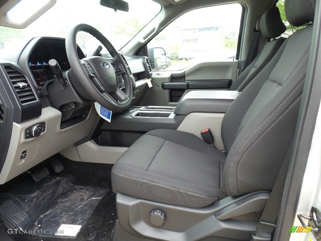 2017 F150 XL SuperCrew 4x4 - Ingot Silver / Black photo #6