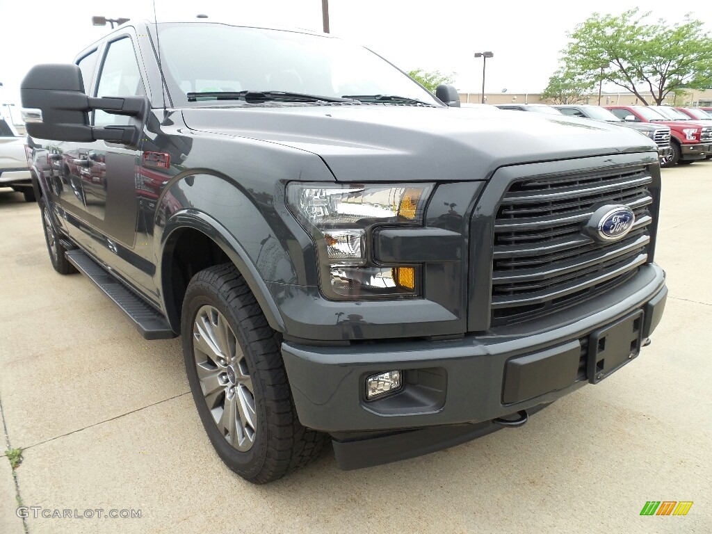 2017 F150 XLT SuperCrew 4x4 - Lithium Gray / Black Special Edition Package photo #2