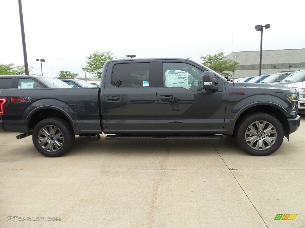 2017 F150 XLT SuperCrew 4x4 - Lithium Gray / Black Special Edition Package photo #4