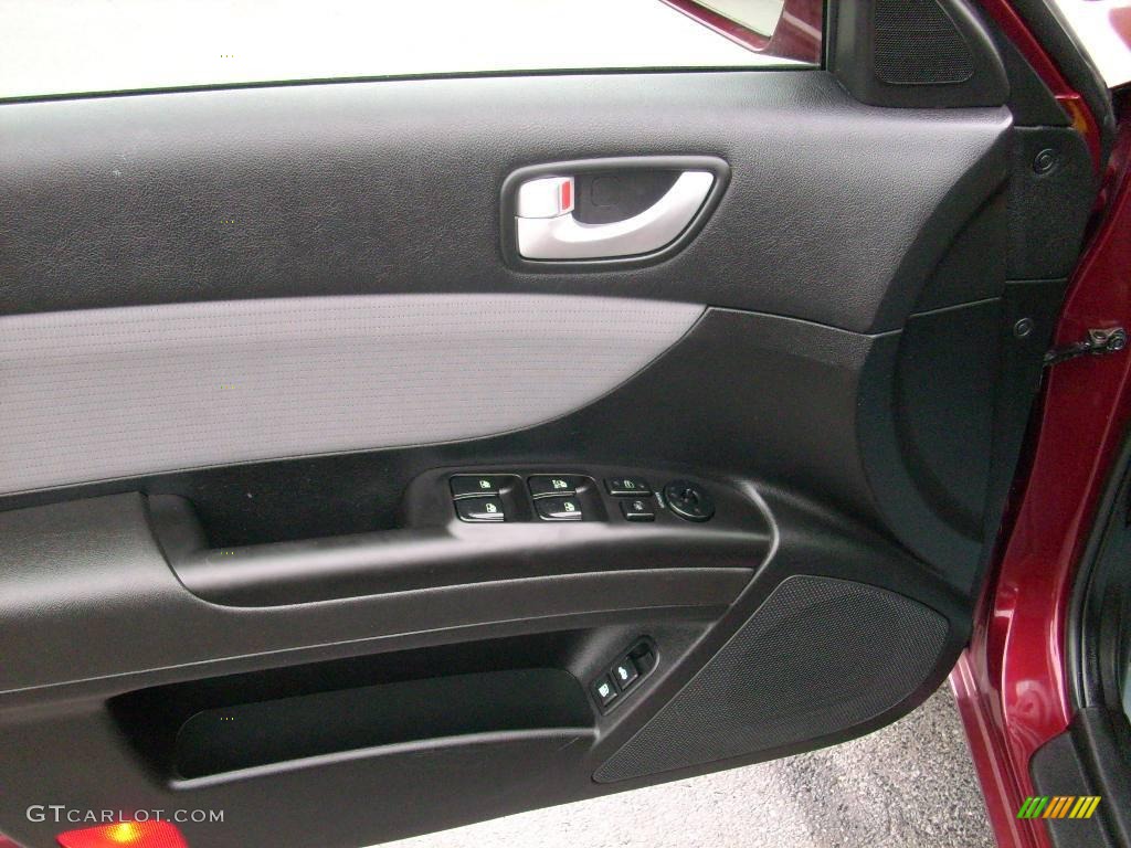 2008 Sonata SE V6 - Dark Cherry Red / Black photo #14