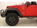 2010 Flame Red Jeep Wrangler Unlimited Rubicon 4x4  photo #16