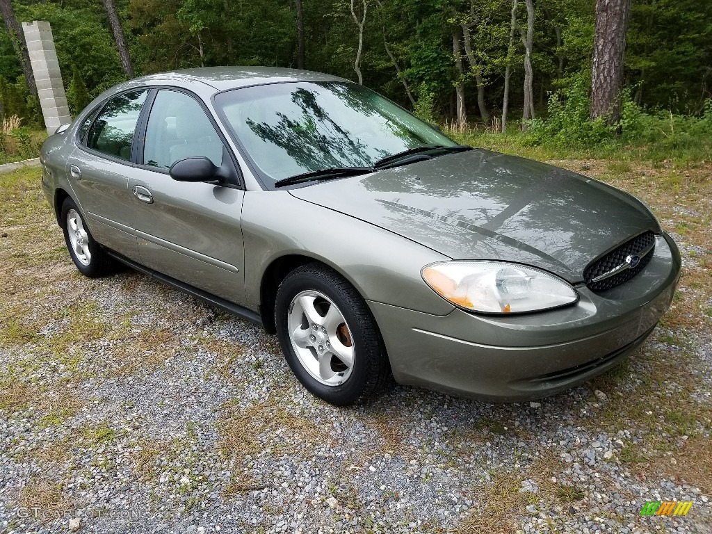 2001 Taurus SES - Spruce Green Metallic / Medium Parchment photo #3