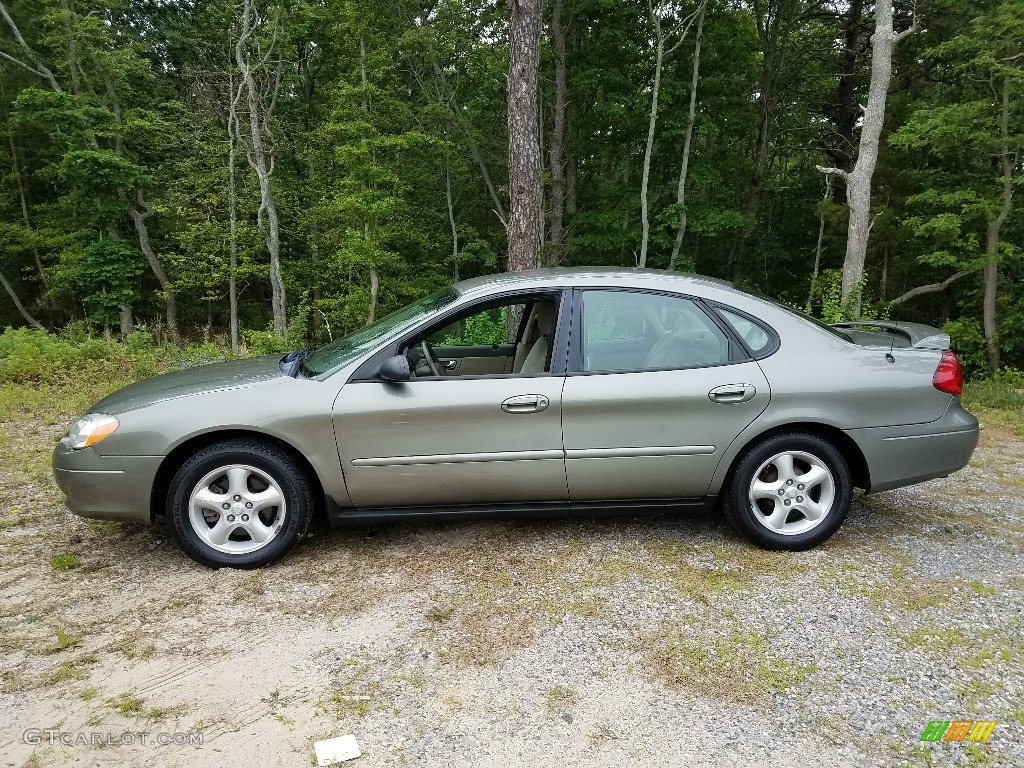 2001 Taurus SES - Spruce Green Metallic / Medium Parchment photo #5