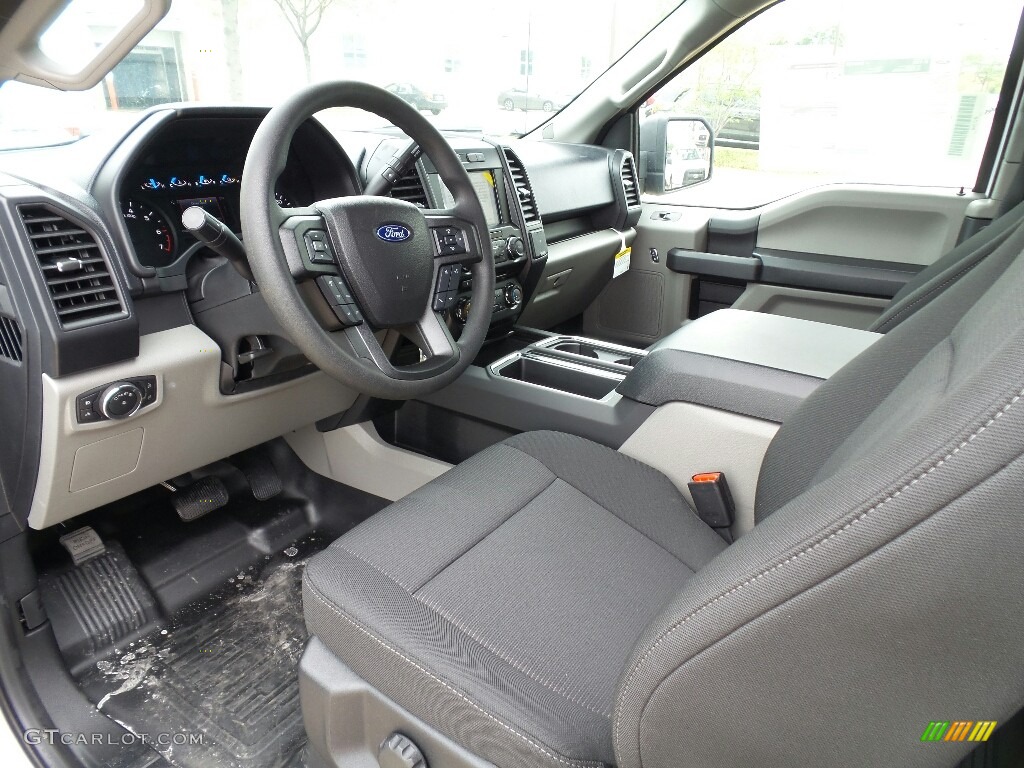 Black Interior 2017 Ford F150 XL SuperCab Photo #120854564