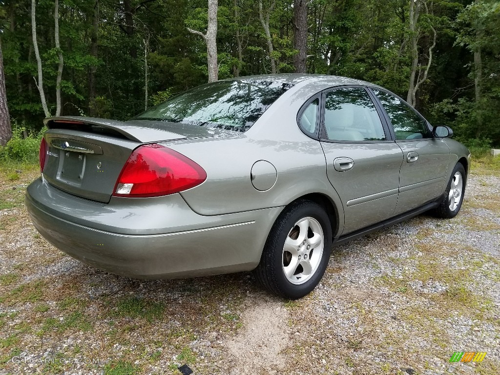 2001 Taurus SES - Spruce Green Metallic / Medium Parchment photo #7