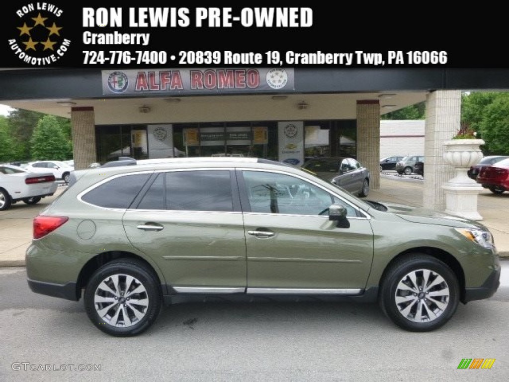 2017 Outback 3.6R Touring - Wilderness Green Metallic / Java Brown photo #1