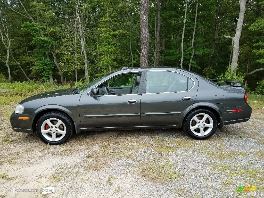 2000 Maxima GLE - Gray Lustre Metallic / Frost photo #5