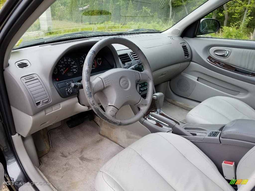 2000 Maxima GLE - Gray Lustre Metallic / Frost photo #22