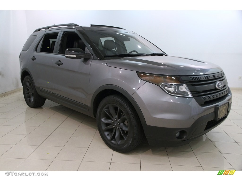 2013 Explorer XLT 4WD - Sterling Gray Metallic / Charcoal Black photo #1