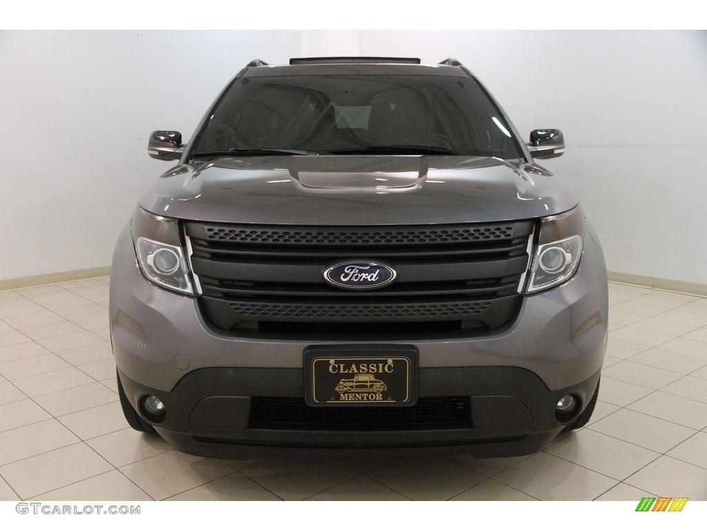2013 Explorer XLT 4WD - Sterling Gray Metallic / Charcoal Black photo #2