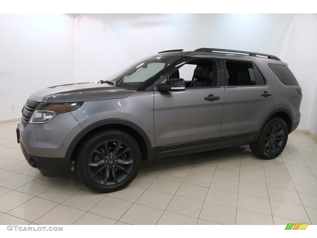 2013 Explorer XLT 4WD - Sterling Gray Metallic / Charcoal Black photo #3