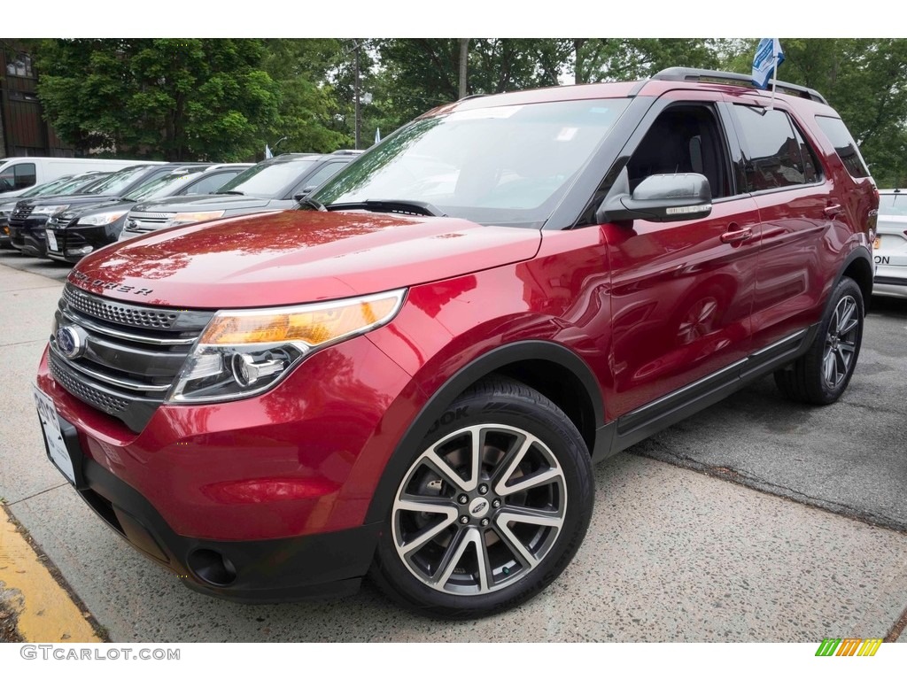 Ruby Red Ford Explorer