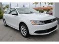 2014 Pure White Volkswagen Jetta SE Sedan  photo #1