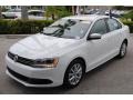 2014 Pure White Volkswagen Jetta SE Sedan  photo #3