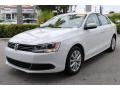 2014 Pure White Volkswagen Jetta SE Sedan  photo #4