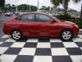 2008 Apple Red Pearl Hyundai Elantra SE Sedan  photo #6