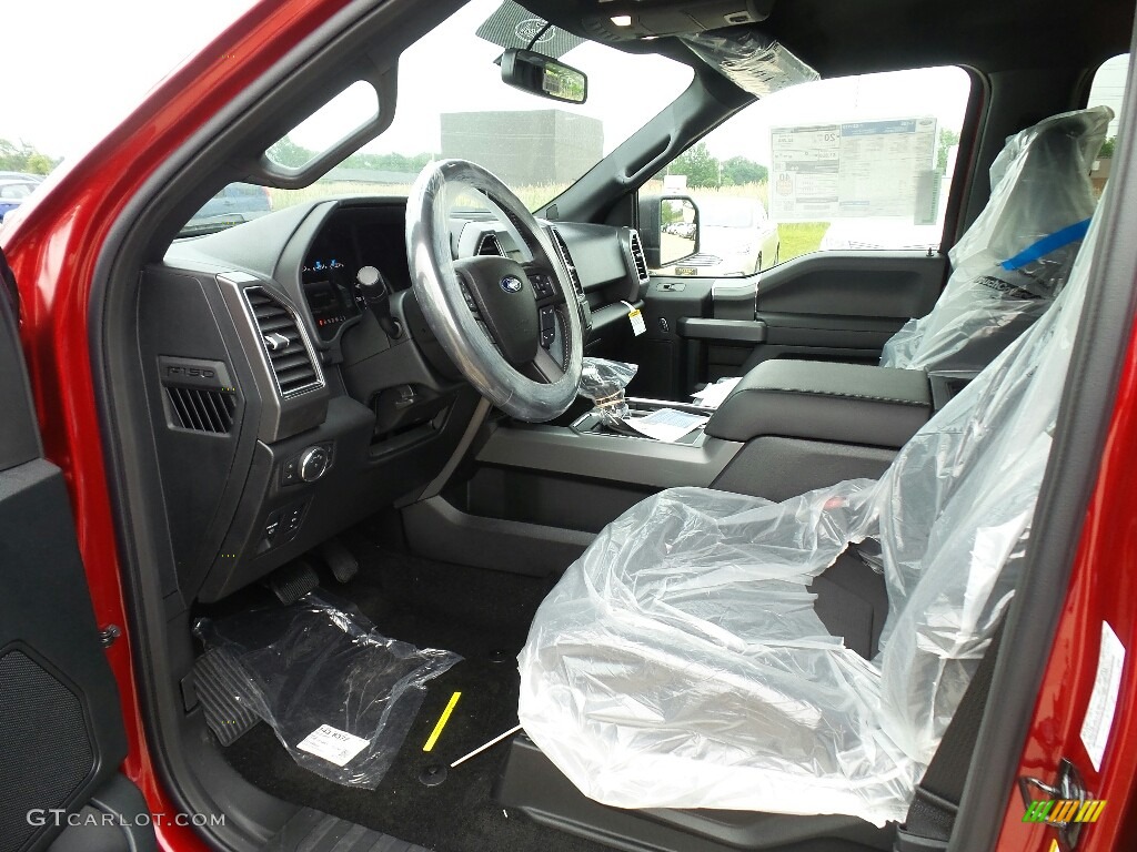 2017 F150 XLT SuperCrew 4x4 - Ruby Red / Black photo #7
