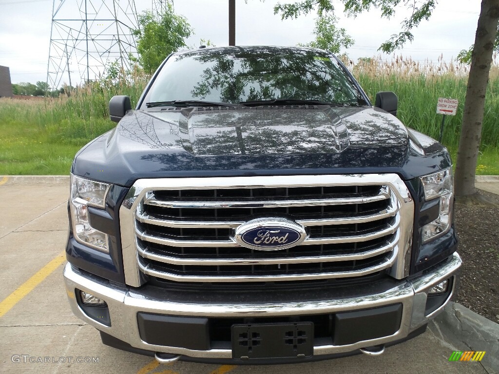 2017 F150 XLT SuperCrew 4x4 - Blue Jeans / Earth Gray photo #2
