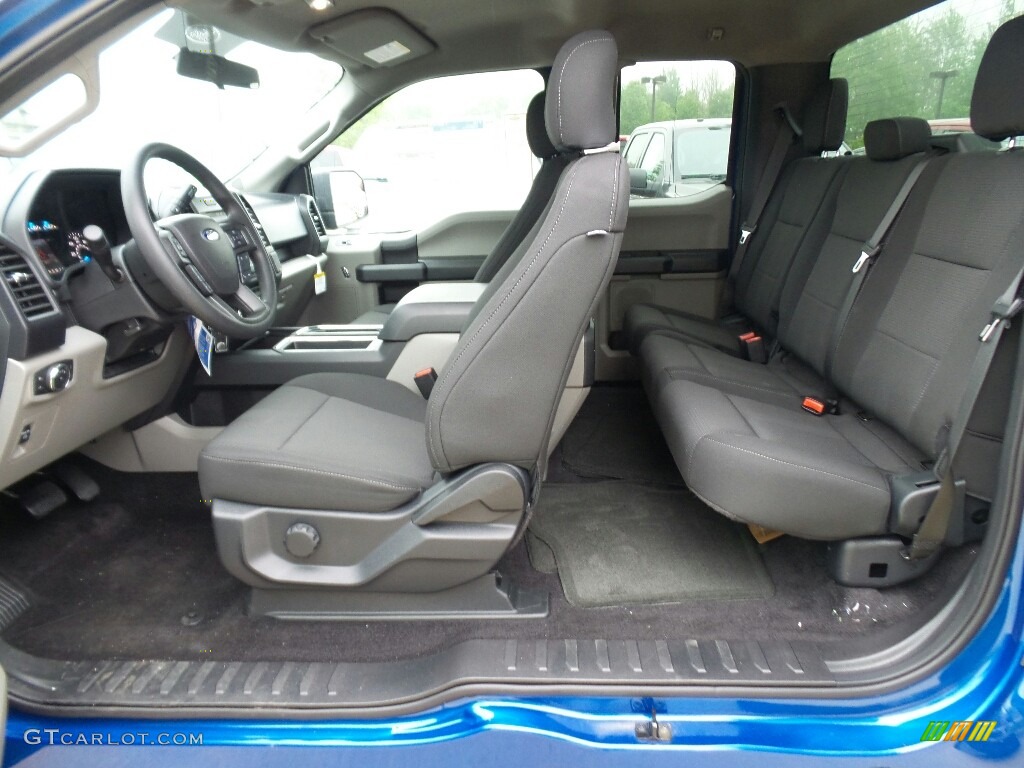 2017 F150 XL SuperCab 4x4 - Lightning Blue / Black photo #4