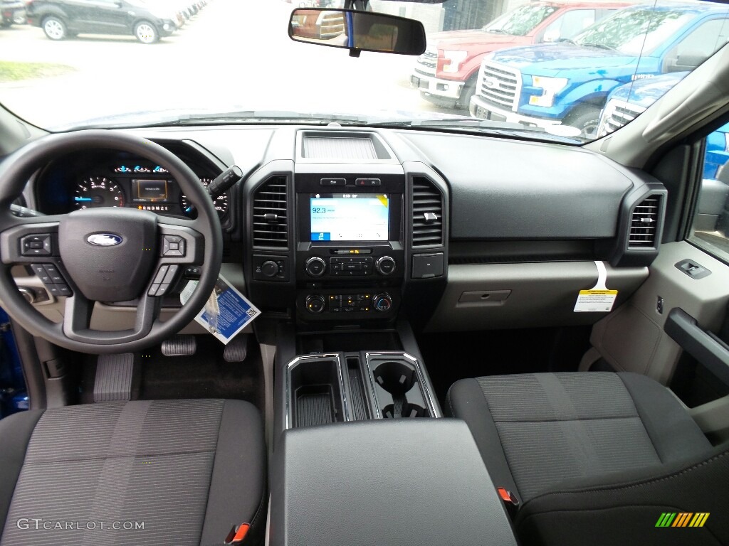 2017 F150 XL SuperCab 4x4 - Lightning Blue / Black photo #5