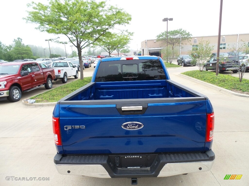2017 F150 XL SuperCab 4x4 - Lightning Blue / Earth Gray photo #4