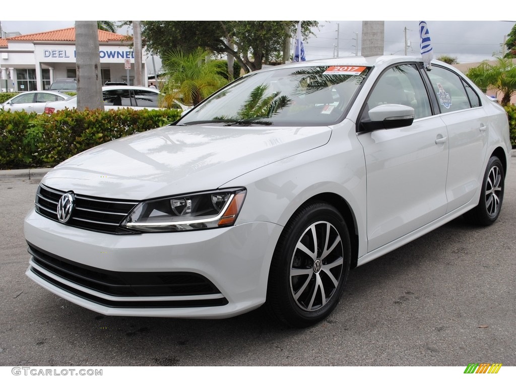 2017 Jetta SE - Pure White / Cornsilk Beige photo #5