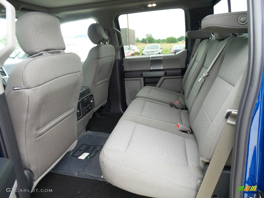 2017 F150 XLT SuperCrew 4x4 - Lightning Blue / Earth Gray photo #5