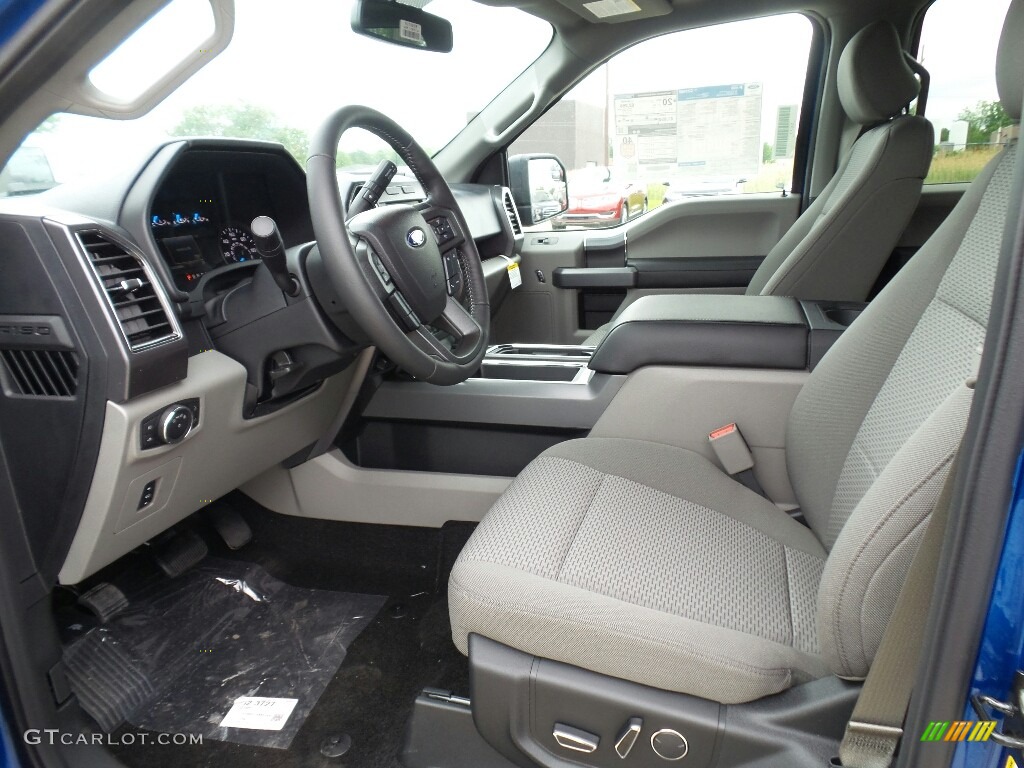 2017 F150 XLT SuperCrew 4x4 - Lightning Blue / Earth Gray photo #6